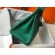 Hermes Birkin 35cm Bag In Vert Vertigo Clemence Leather