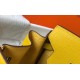 Hermes Birkin 35cm Bag In Yellow Clemence Leather