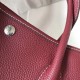 Hermes Garden Party 30 Bag In Bordeaux Clemence Leather