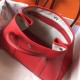 Hermes Garden Party 30 Bag In Red Clemence Leather