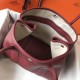 Hermes Garden Party 36 Bag In Bordeaux Clemence Leather