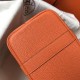 Hermes Garden Party 36 Bag In Orange Clemence Leather