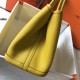 Hermes Garden Party 36 Bag In Yellow Clemence Leather