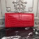 Hermes Jige Elan 29 Clutch In Red Crocodile Leather