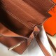 Hermes Mini Kelly 20cm Bag In Gold Clemence Leather