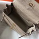 Hermes Mini Kelly 20cm Bag In Trench Clemence Leather