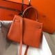 Hermes Kelly 25cm Sellier Bag In Orange Epsom Leather