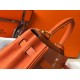 Hermes Kelly 25cm Sellier Bag In Orange Epsom Leather