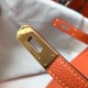 Hermes Kelly 25cm Sellier Bag In Orange Epsom Leather