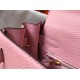 Hermes Kelly 25cm Sellier Bag In Pink Epsom Leather