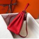 Hermes Kelly 25cm Sellier Bag In Red Epsom Leather