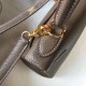 Hermes Kelly 25cm Sellier Bag In Taupe Epsom Leather