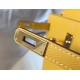 Hermes Kelly 25cm Sellier Bag In Yellow Epsom Leather