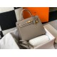 Hermes Kelly 28cm Sellier Bag In Asphalt Epsom Leather