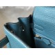 Hermes Kelly 28cm Sellier Bag In Blue Jean Epsom Leather