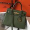 Hermes Kelly 28cm Sellier Bag In Canopee Epsom Leather