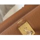 Hermes Kelly 28cm Sellier Bag In Gold Epsom Leather