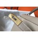 Hermes Kelly 28cm Sellier Bag In Gris Tourterelle Epsom Leather