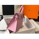 Hermes Kelly 28cm Sellier Bag In Mauve Epsom Leather