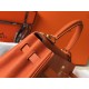 Hermes Kelly 28cm Sellier Bag In Orange Epsom Leather