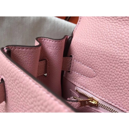 Hermes Kelly 28cm Sellier Bag In Pink Epsom Leather