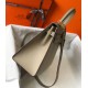 Hermes Kelly 28cm Sellier Bag In Tourterelle Epsom Leather