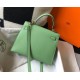 Hermes Kelly 28cm Sellier Bag In Vert Criquet Epsom Leather