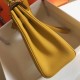 Hermes Kelly 28cm Sellier Bag In Yellow Epsom Leather