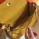 Hermes Kelly 28cm Sellier Bag In Yellow Epsom Leather