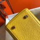 Hermes Kelly 28cm Sellier Bag In Yellow Epsom Leather