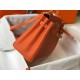 Hermes Kelly 32cm Sellier Bag In Orange Epsom Leather