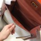 Hermes Kelly 32cm Sellier Bag Toile Canvas With Barenia Leather