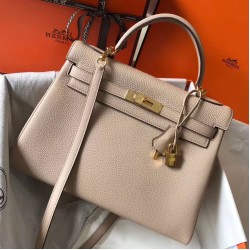 Hermes Kelly 32cm Sellier Bag In Trench Epsom Leather