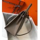 Hermes Kelly 32cm Sellier Bag In Taupe Grey  Epsom Leather