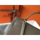 Hermes Kelly 32cm Sellier Bag In Taupe Grey  Epsom Leather