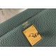 Hermes Kelly 32cm Sellier Bag In Vert Amande Epsom Leather