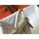 Hermes Kelly 32cm Sellier Bag In White Epsom Leather