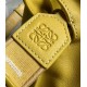 Loewe Flamenco Clutch Bag In Pale Yellow Leather