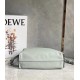 Loewe Flamenco Clutch In Ash Grey Nappa Leather