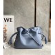 Loewe Flamenco Clutch In Atlantic Blue Nappa Leather