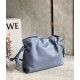 Loewe Flamenco Clutch In Atlantic Blue Nappa Leather