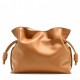 Loewe Flamenco Clutch In Brown Nappa Leather