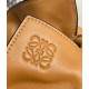 Loewe Flamenco Clutch In Brown Nappa Leather