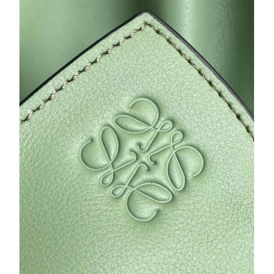 Loewe Flamenco Clutch In Rosemary Nappa Leather