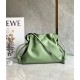 Loewe Flamenco Clutch In Rosemary Nappa Leather