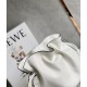 Loewe Flamenco Clutch In White Nappa Leather