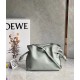 Loewe Flamenco Mini Clutch In Ash Grey Nappa Leather