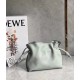 Loewe Flamenco Mini Clutch In Ash Grey Nappa Leather