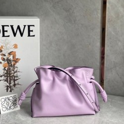 Loewe Flamenco Mini Clutch In Bloom Orchid Nappa Leather