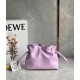 Loewe Flamenco Mini Clutch In Bloom Orchid Nappa Leather